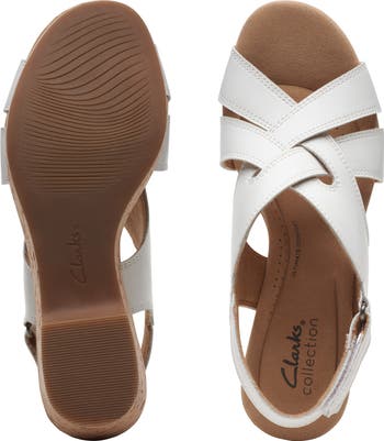 Clarks Giselle Flora Leather Platform Sandal Women Nordstromrack
