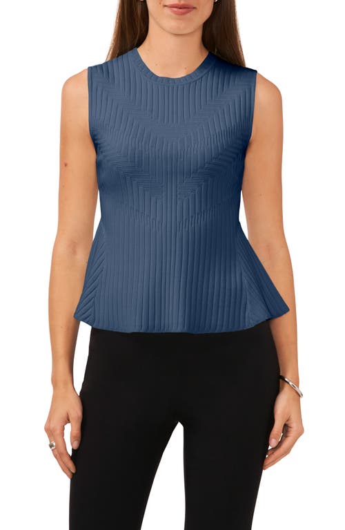 Shop Halogenr Halogen(r) Sleeveless Peplum Sweater In Swift Seas Blue