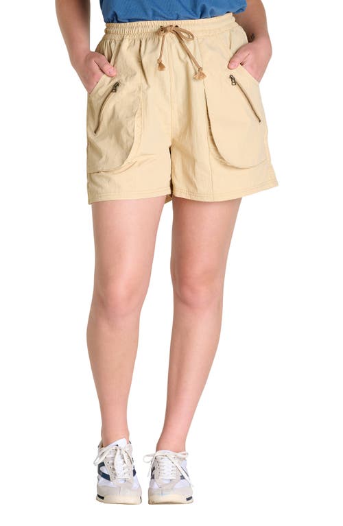 Trailscape Water Repellent Pull-On Shorts in Chai