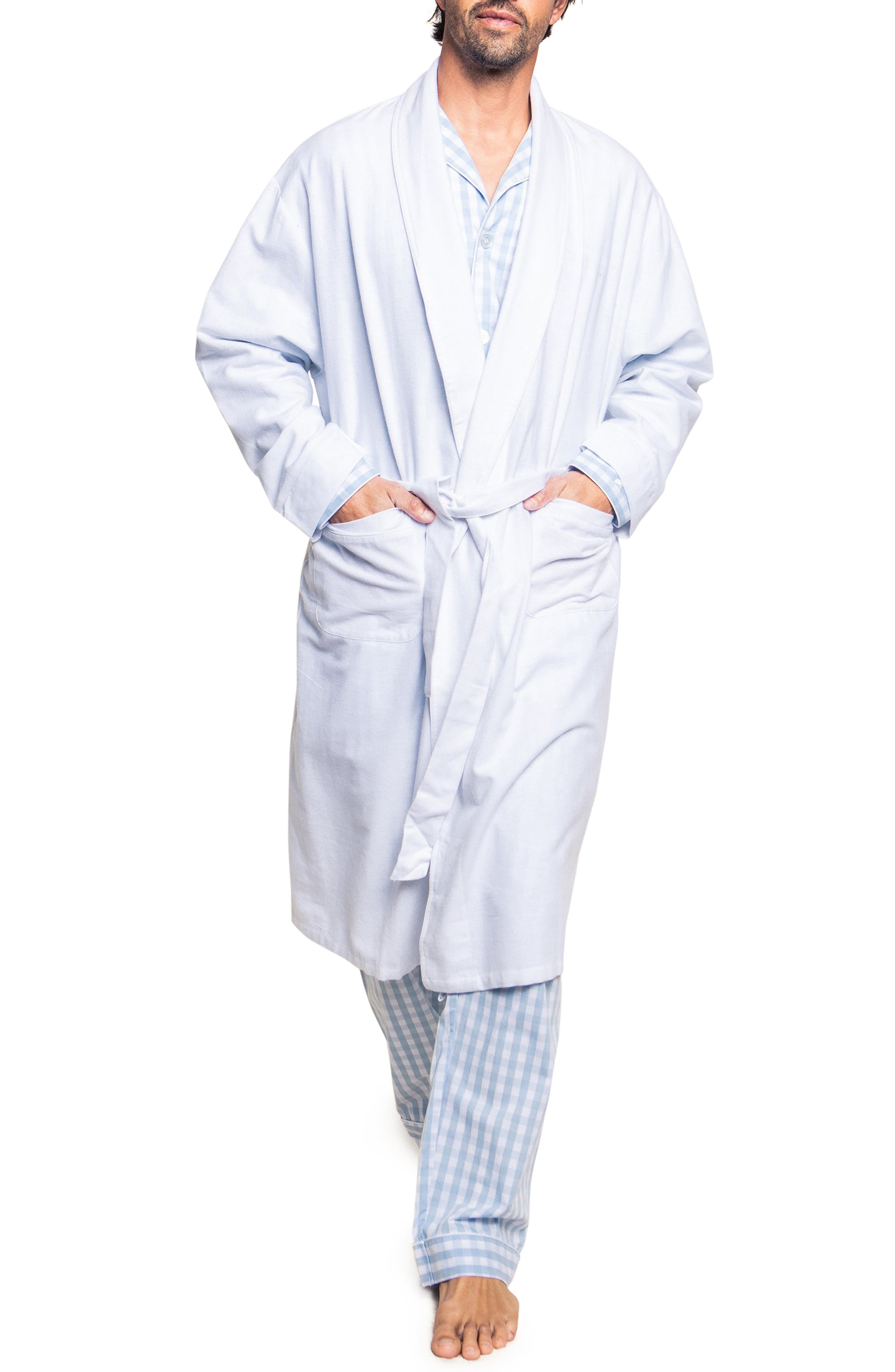 Mens Hooded Bathrobe Pajamas Robe Leisure Sleepwear Robes Fashion 4 Colors CNS-L 