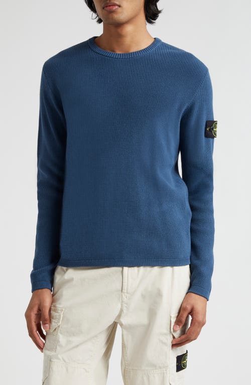 Stone Island Maglia Cotton Crewneck Sweater Dark Blue at Nordstrom,