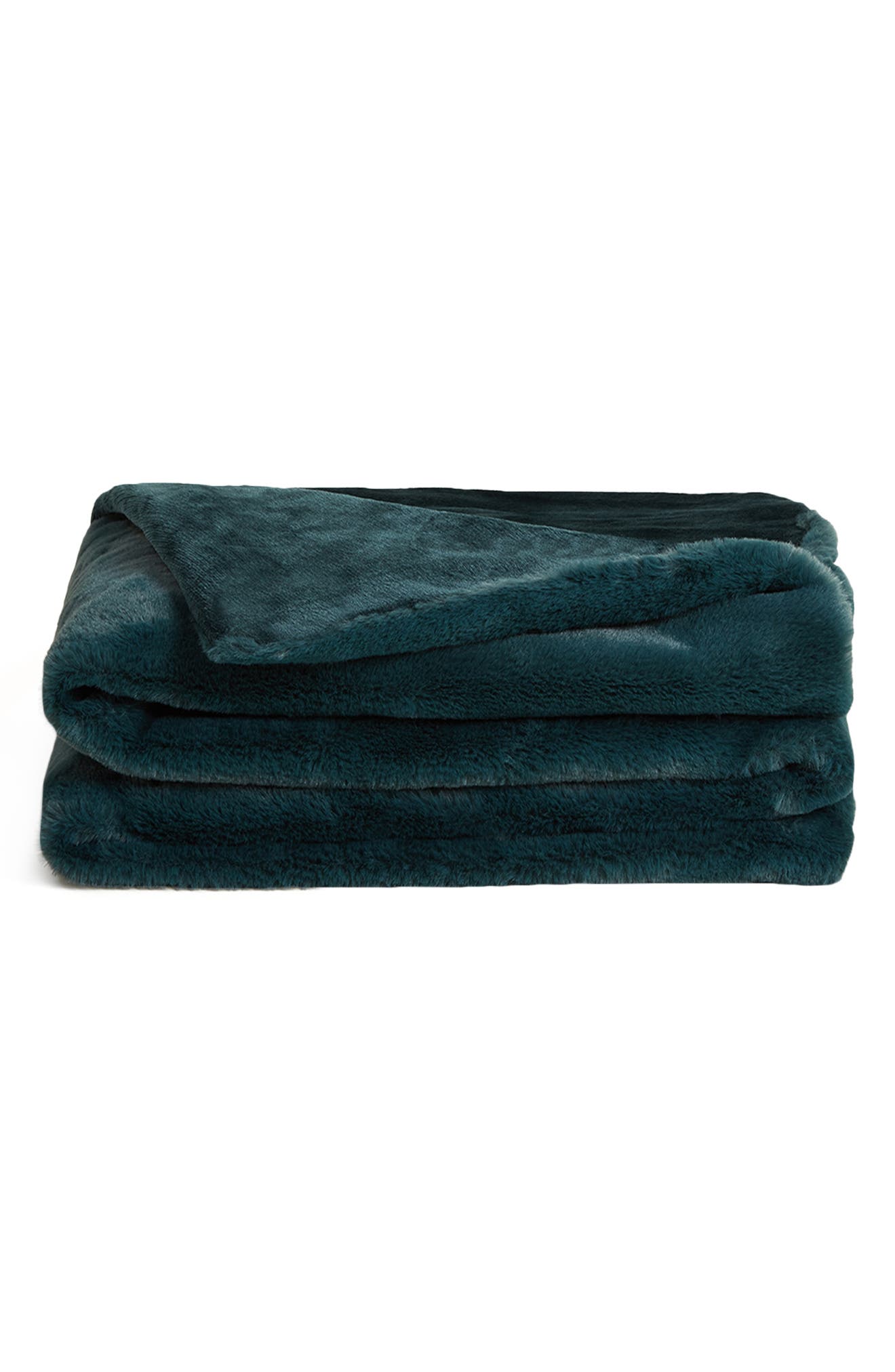 UnHide Lil' Marsh Mini Faux Fur Throw Blanket Nordstrom