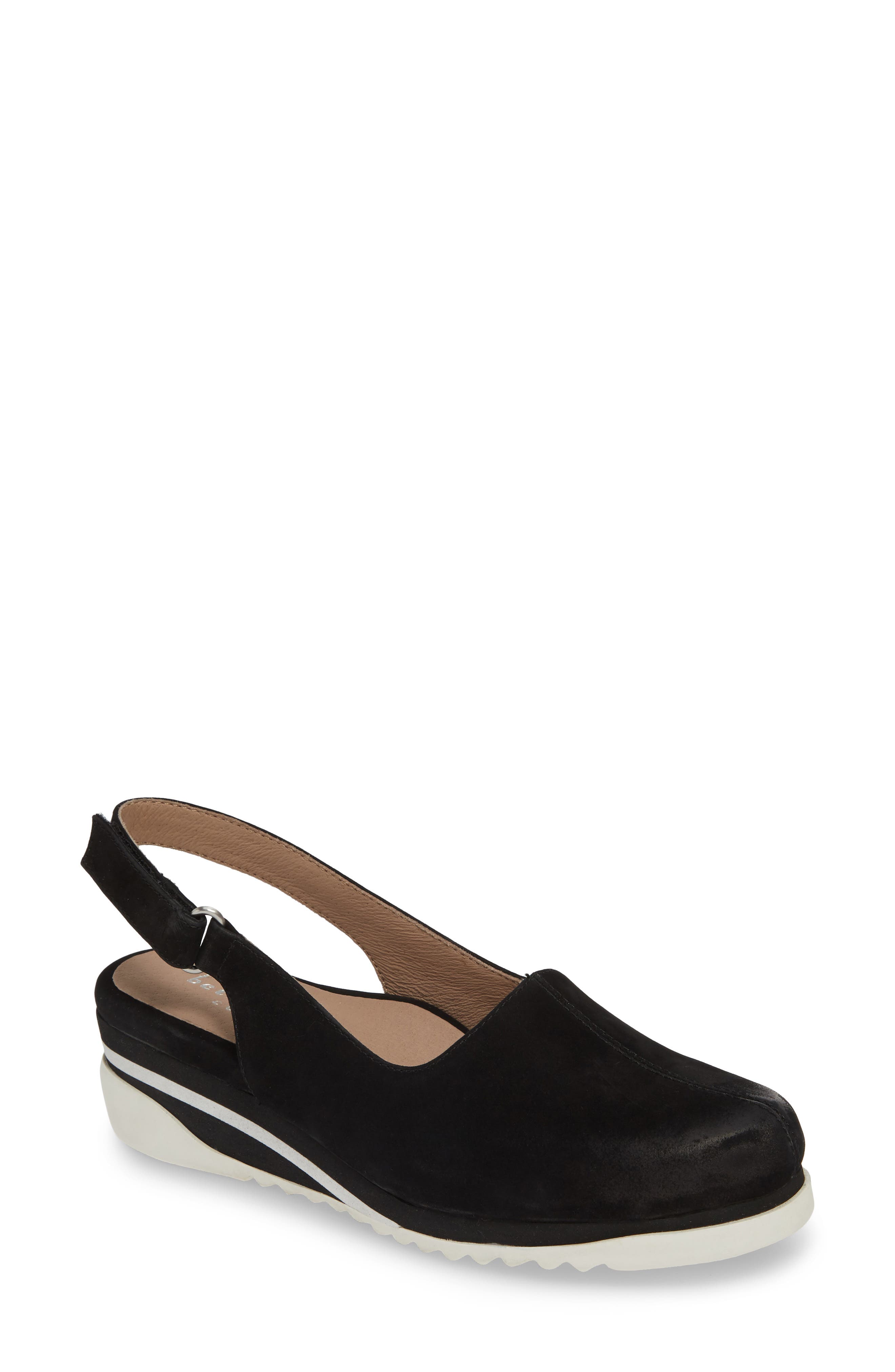 Bettye Muller Concepts Taye Slingback Wedge, Black