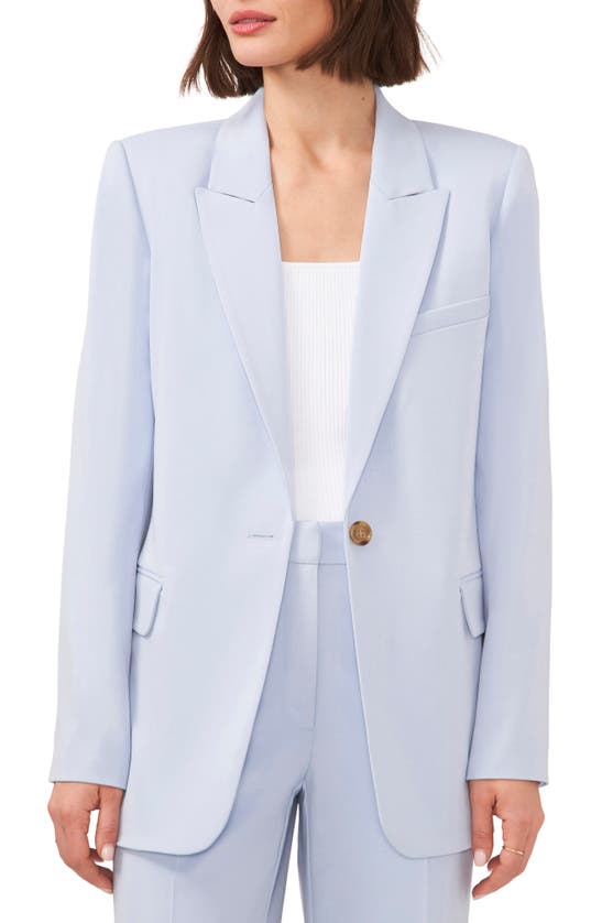 Halogen Single Button Relaxed Blazer In Kentucky Blue