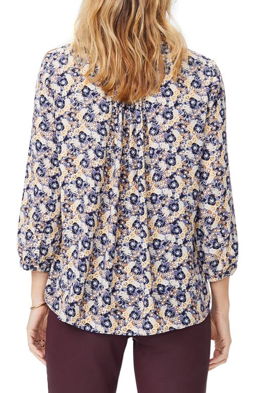 Nydj Pintuck Blouse In Meadowood