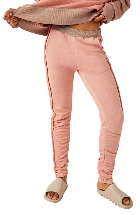 Free People Start Up Sweatpants In Pink