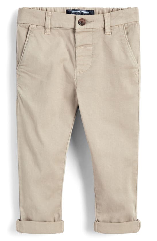 Next Kids' Stretch Cotton Chino Pants In Neutral