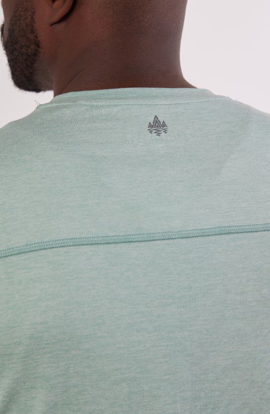 Rainforest Low Country Cutline T-shirt In Heather Aqua