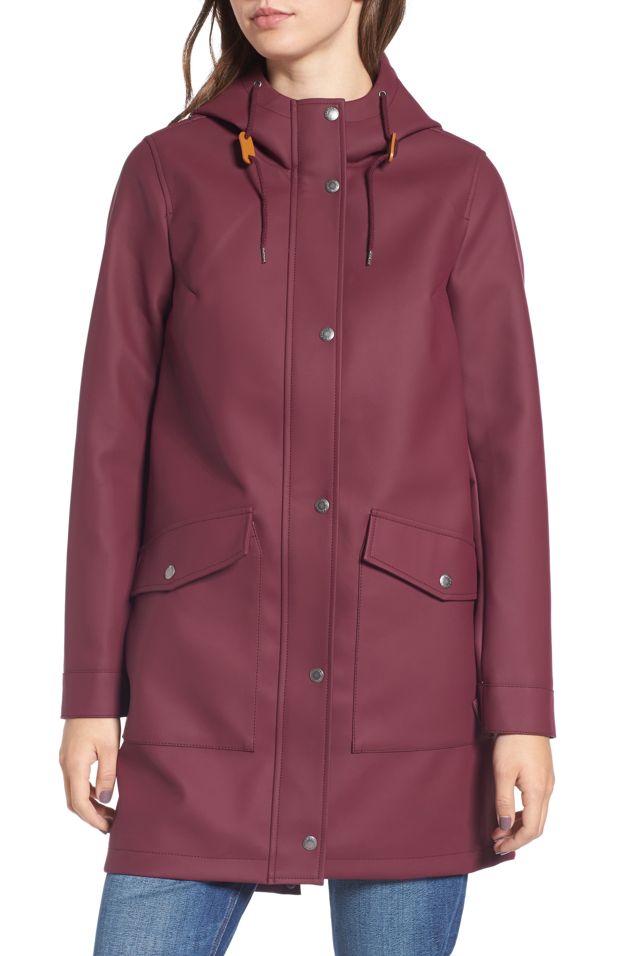 Levi's Water Repellent Lightweight Hooded Raincoat Nordstrom Rack