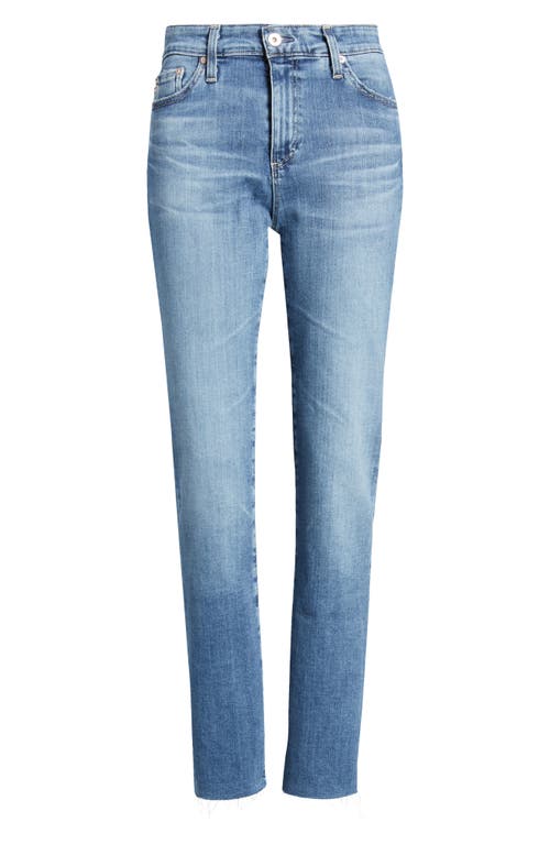 Shop Ag Mari Raw Hem Slim Straight Leg Jeans In 13 Years Reinvention