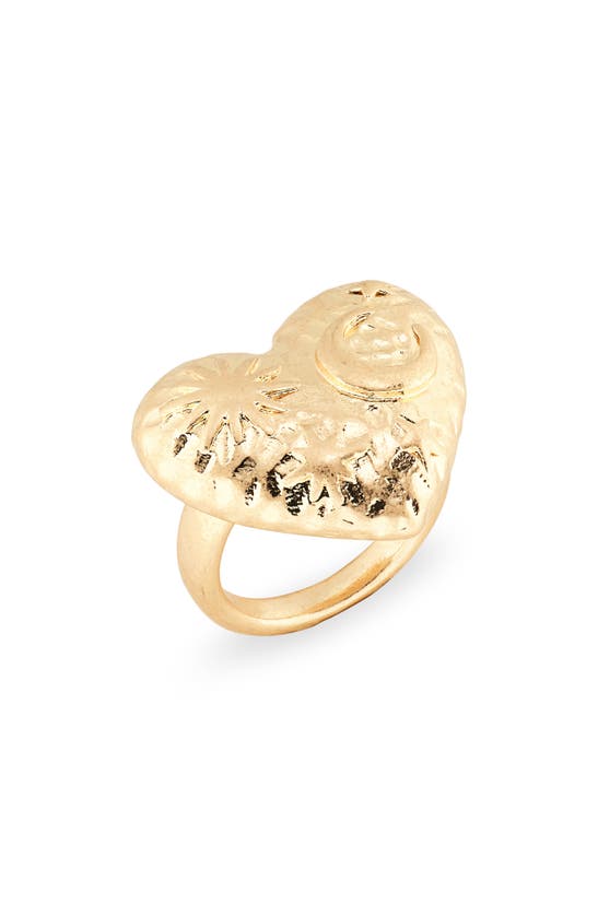Melrose And Market Celestial Heart Ring In Gold
