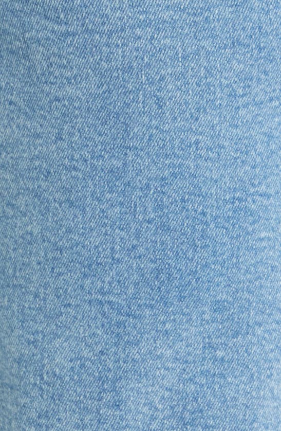 Shop Wit & Wisdom 'ab'solution Frayed Twist Seam High Waist Straight Leg Jeans In Light Blue/ Blue