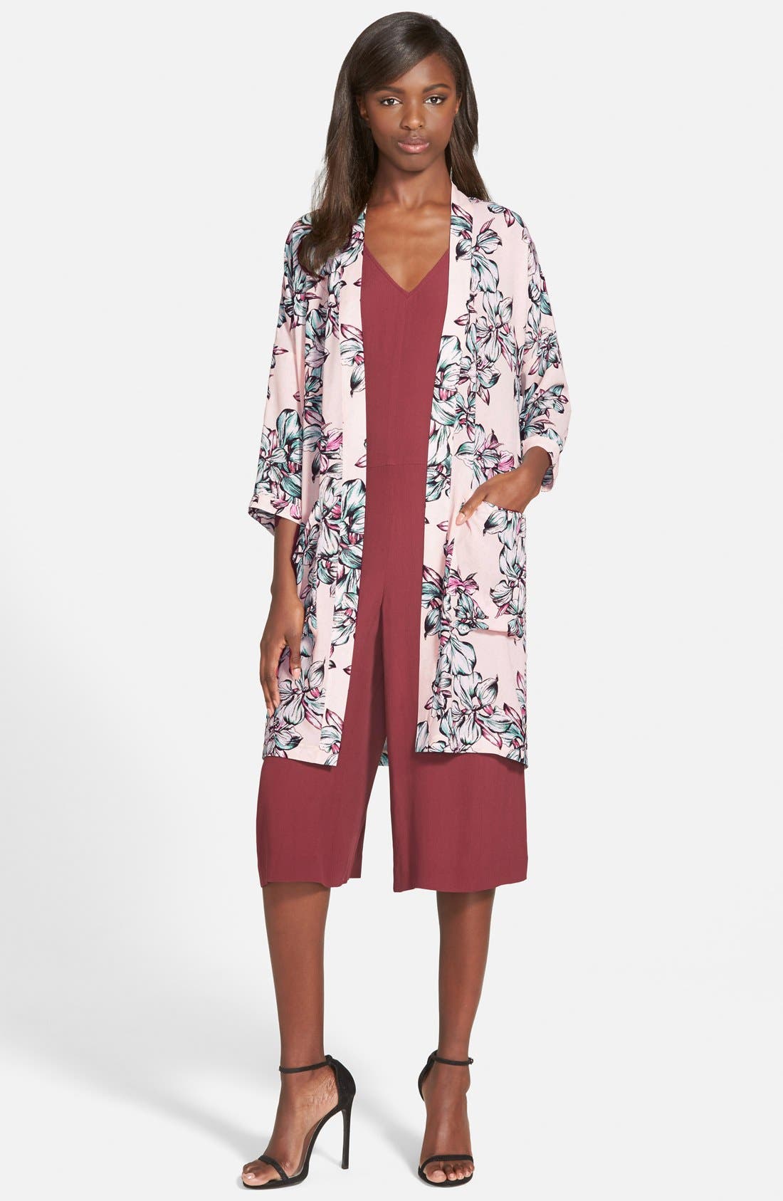 Chelsea28 Long Kimono Jacket Nordstrom