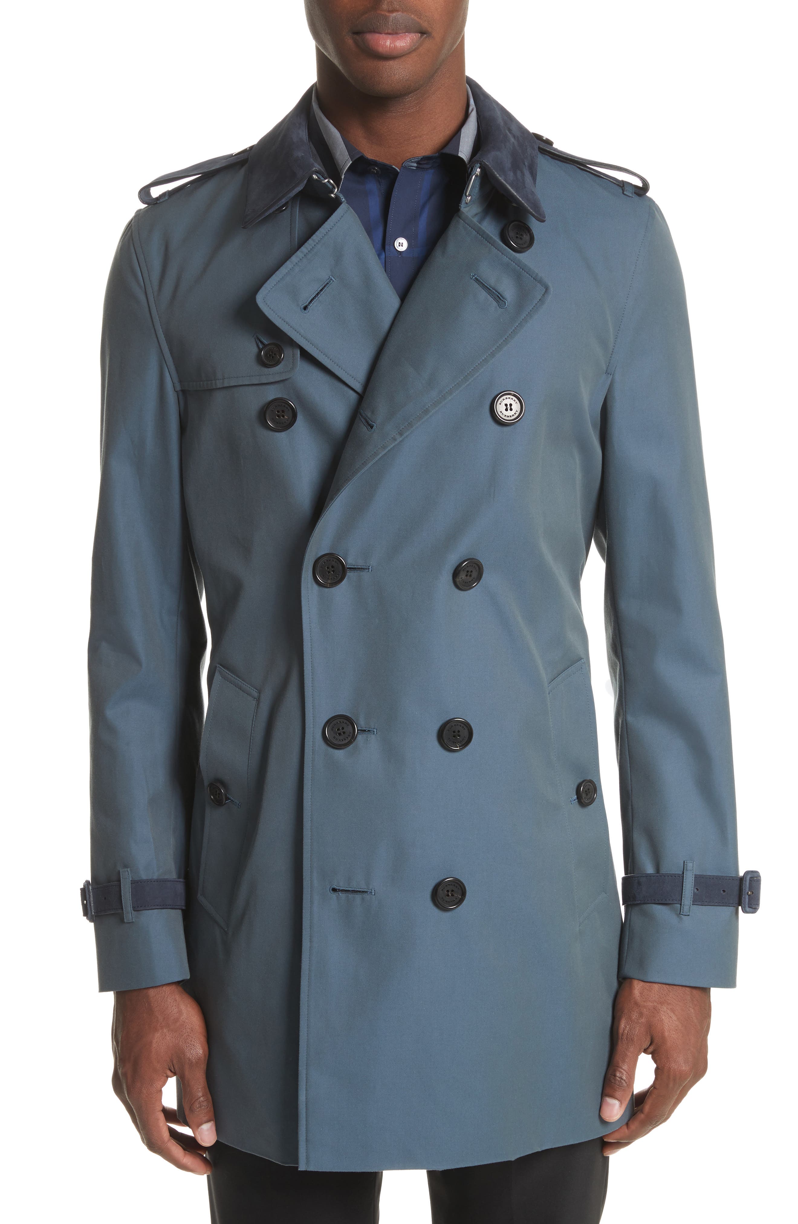 burberry kensington double breasted trench coat