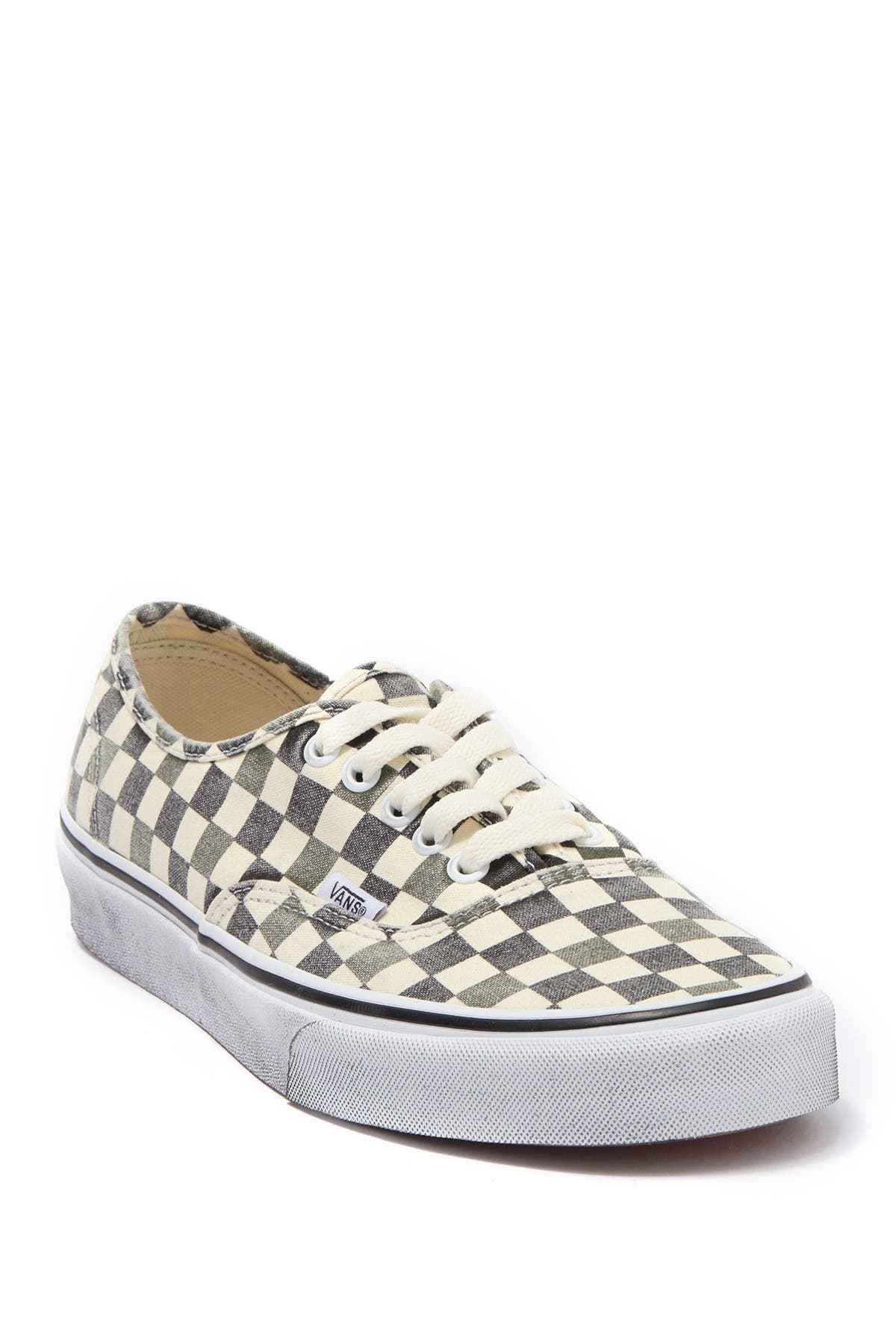 checker print vans