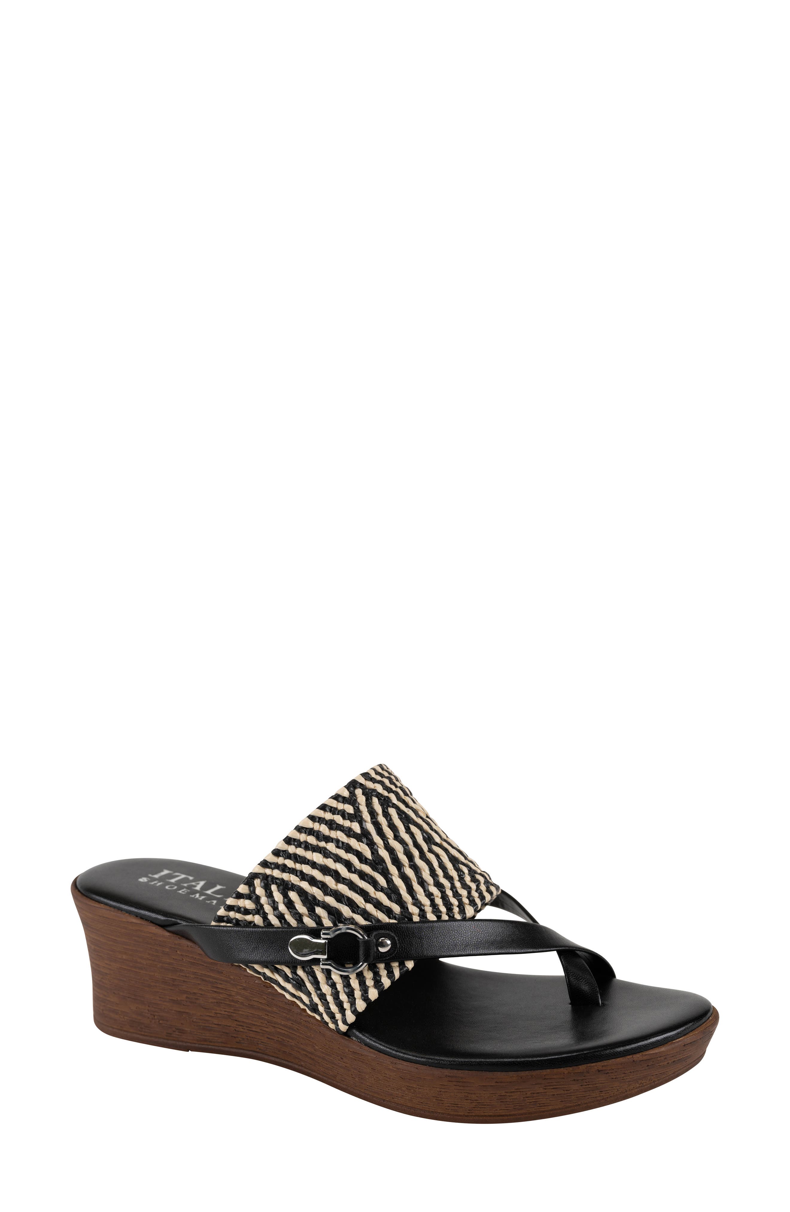 ITALIAN SHOEMAKERS Yelena Wedge Slide Sandal (Women) Nordstromrack