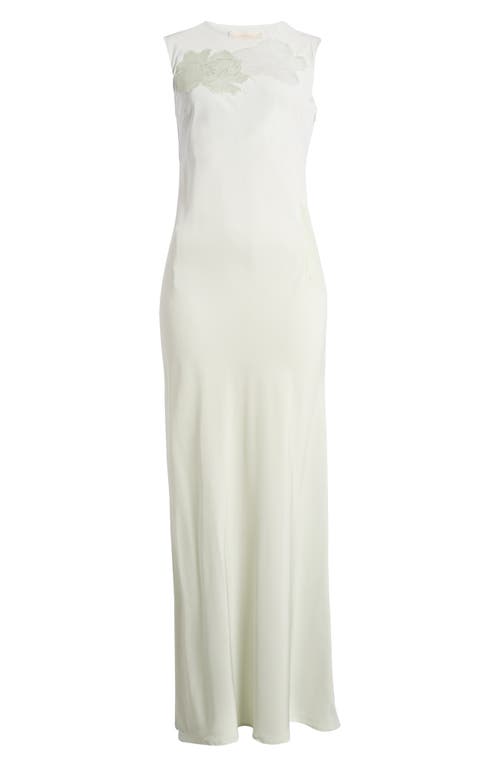 Faithfull the Brand Biarritz Sleeveless Silk Maxi Dress Foam Ombre at Nordstrom,