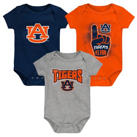 Outerstuff Newborn & Infant Orange/Gray Denver Broncos Game Nap Teddy Fleece Bunting Full-Zip Sleeper