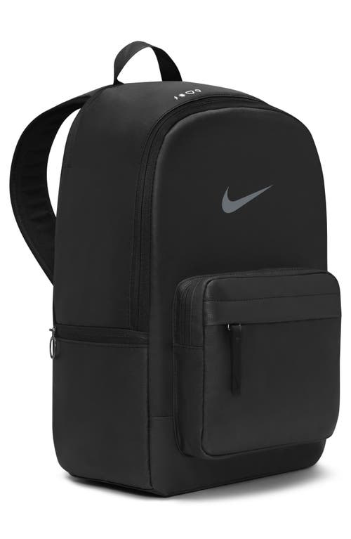 Shop Nike Eugene Heritage Winterized Backpack In Black/black/smoke Grey