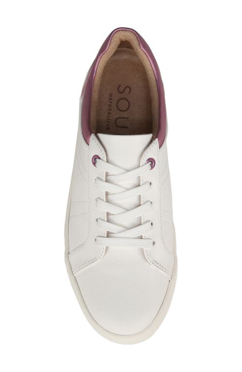 Shop Soul Naturalizer Neela Oxford Sneaker In White/pink