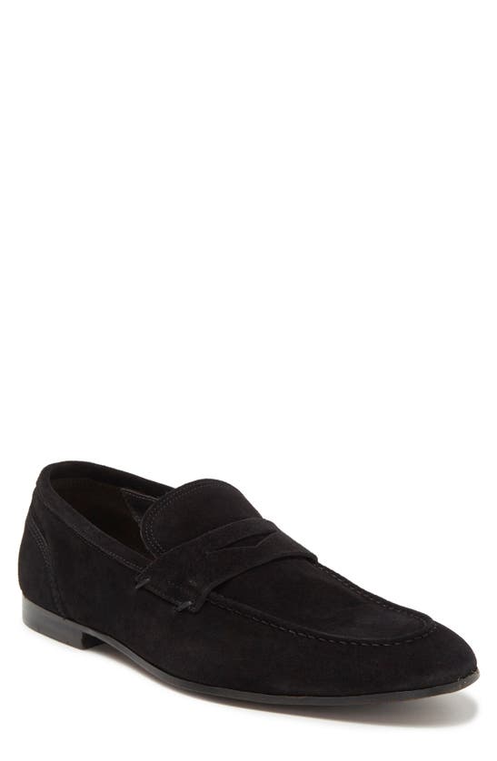 To Boot New York Selleck Loafer In Suede Nero