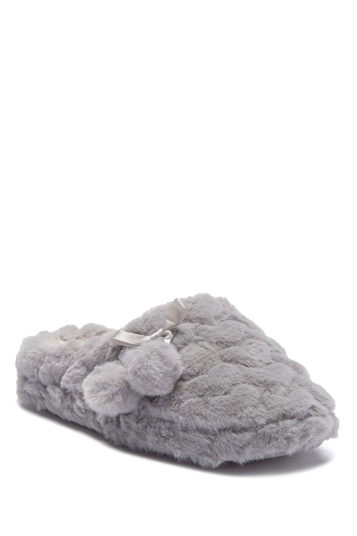 jessica simpson faux fur slippers