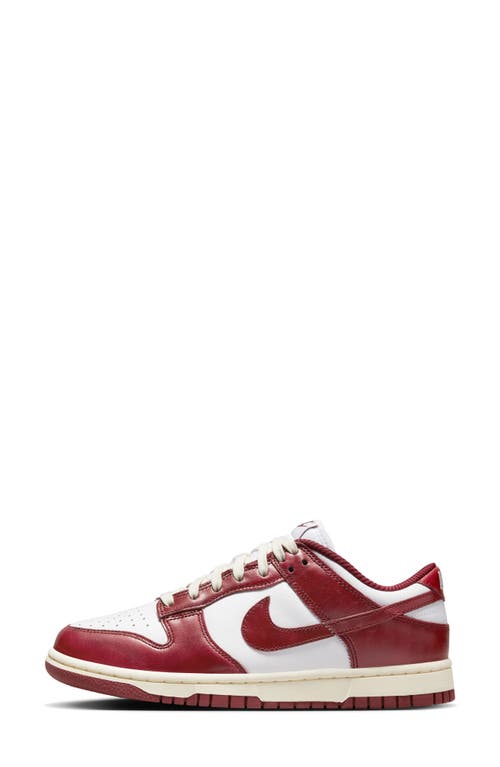 Nike Dunk Low Premium Sneaker In Red