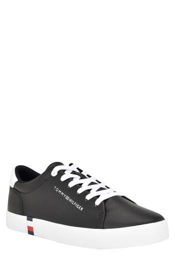 Tommy Hilfiger Men's Ramoso Low Top Fashion Sneakers In Black/white