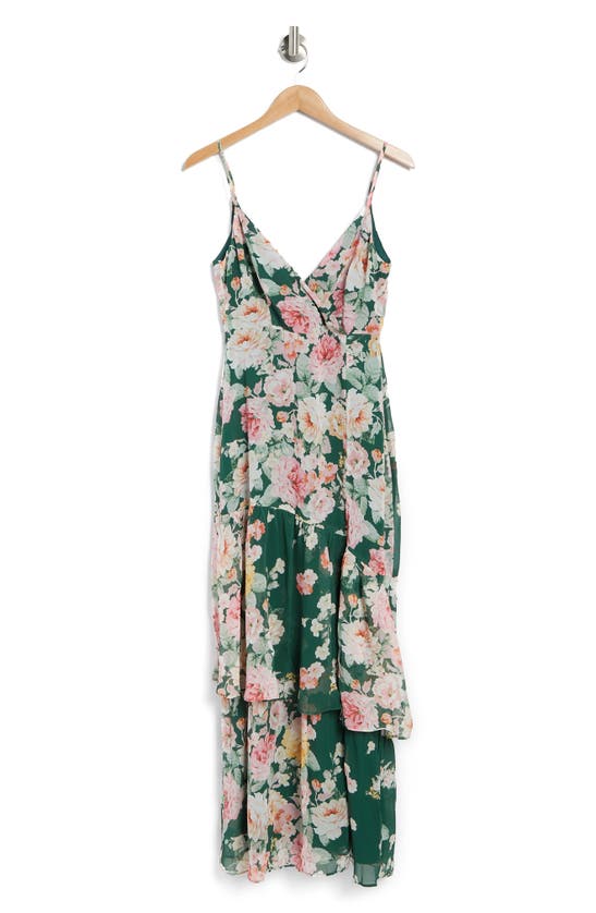 slim fit dress slacks Lavish Love Satin Ruffle Maxi Dress: Hunter Green  Bella and Bloom Boutique
