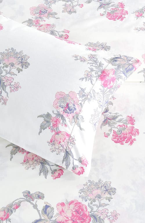 Melange Home Rose 200 Thread Count Percale Cotton Sheet Set In Pink