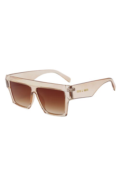 Fifth & Ninth Avalon 70mm Square Sunglasses In Topaz/brown