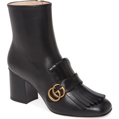Gucci Gg Marmont Fringe Bootie