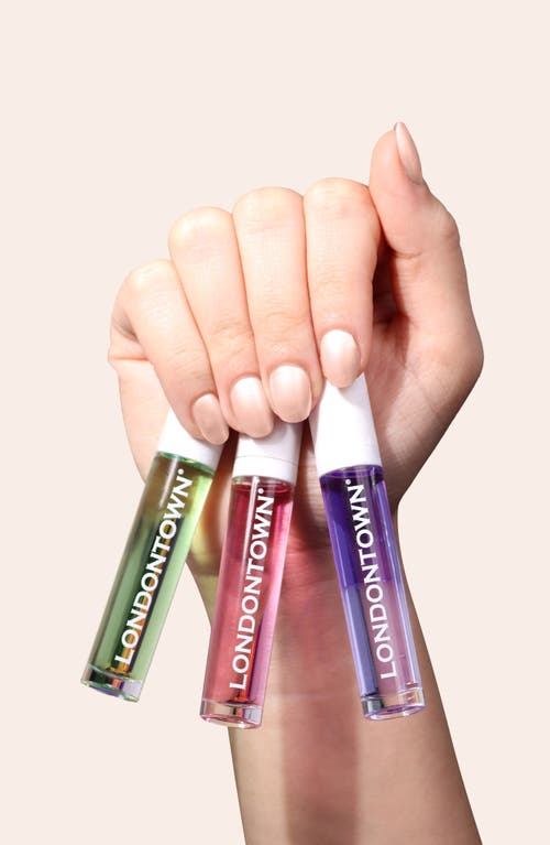 Shop Londontown Roll & Glow Cuticle Oil In Lavender