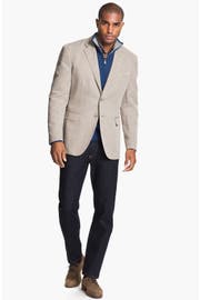 Canali Washed Cotton & Linen Sportcoat | Nordstrom