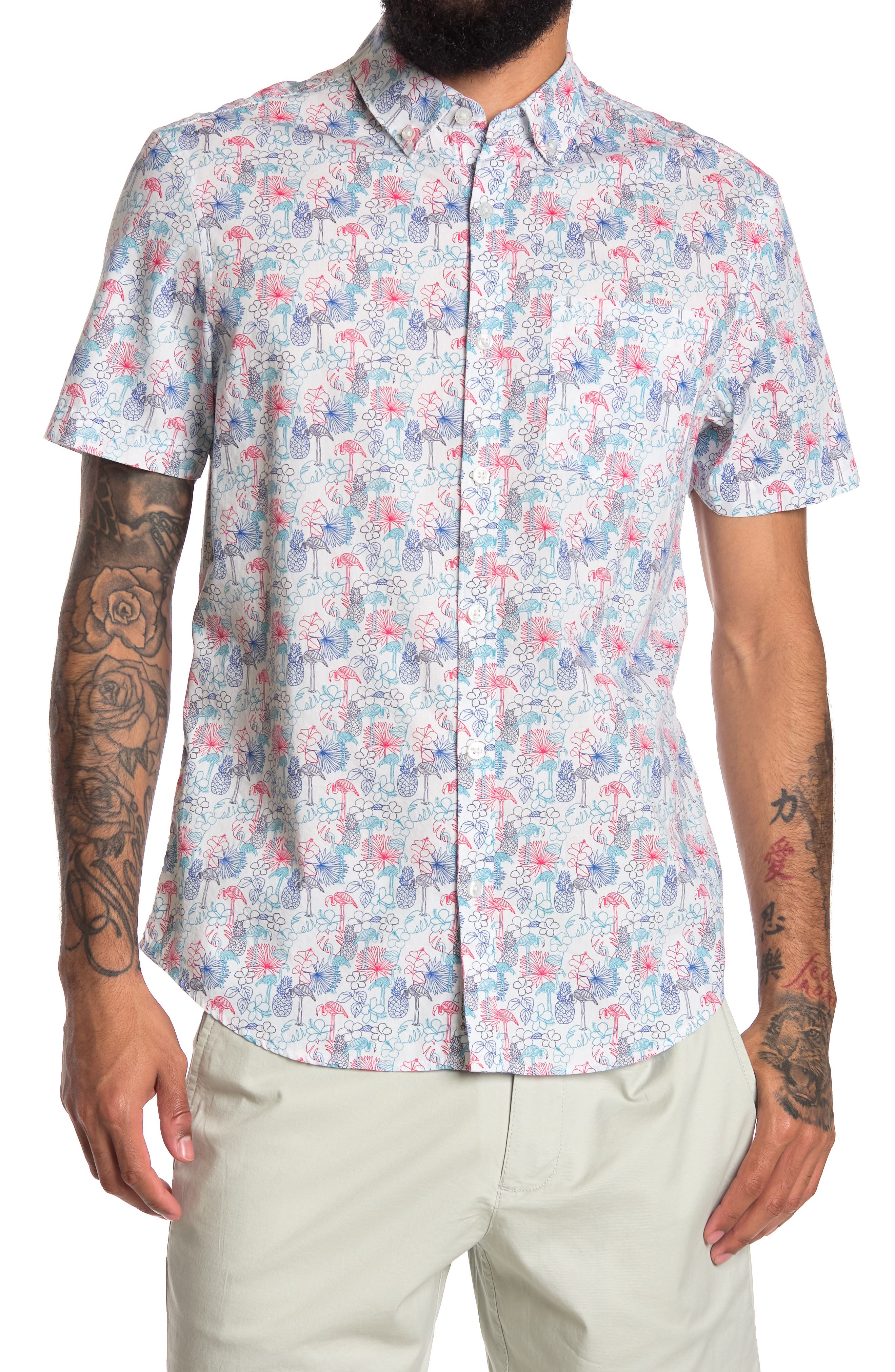 original penguin flamingo shirt