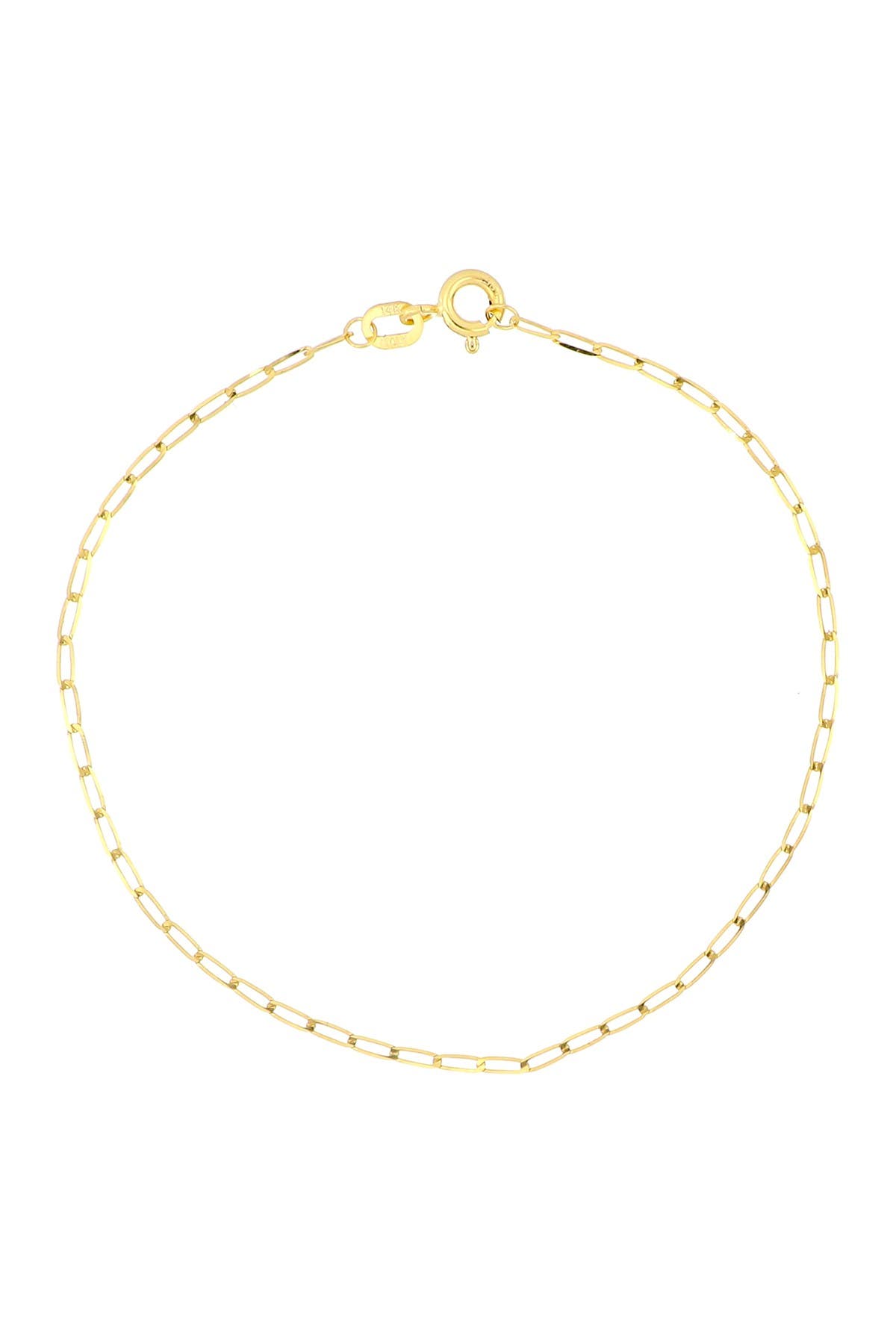 Bony Levy 14K Yellow Gold Thin Chain Link Bracelet Nordstrom Rack