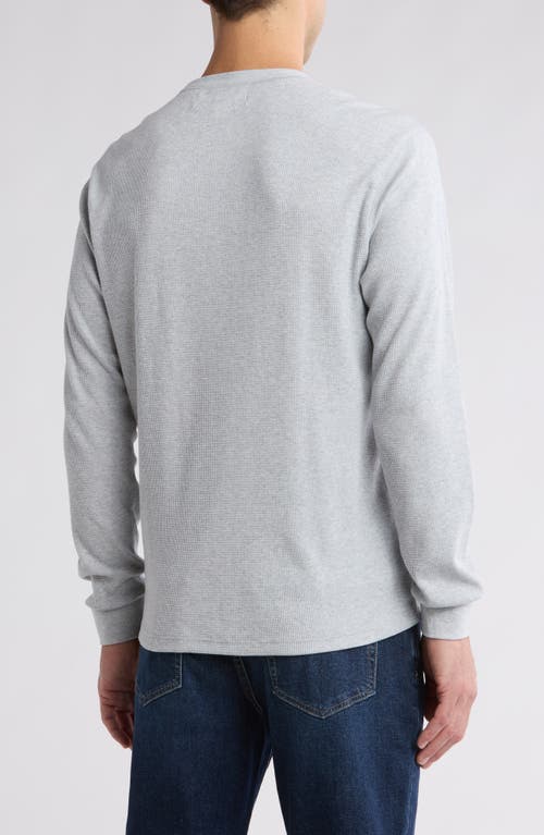 Joe's Crewneck Waffle Knit Long Sleeve T-shirt In Steele