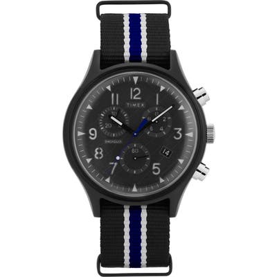 Timex Mk1 Chronograph Fabric Strap Watch, 42Mm