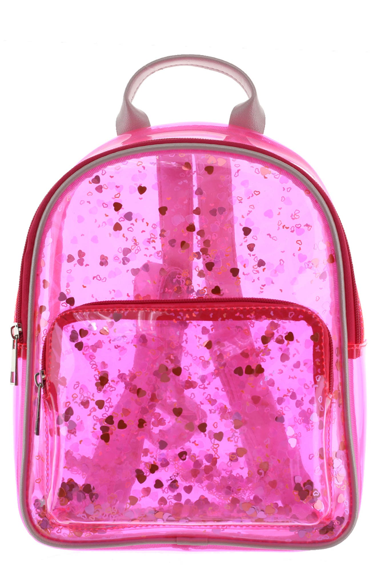 clear confetti backpack