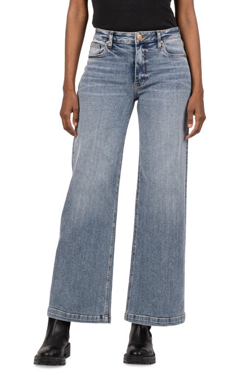 Shop Kut From The Kloth High Waist Wide Leg Jeans In Enforce