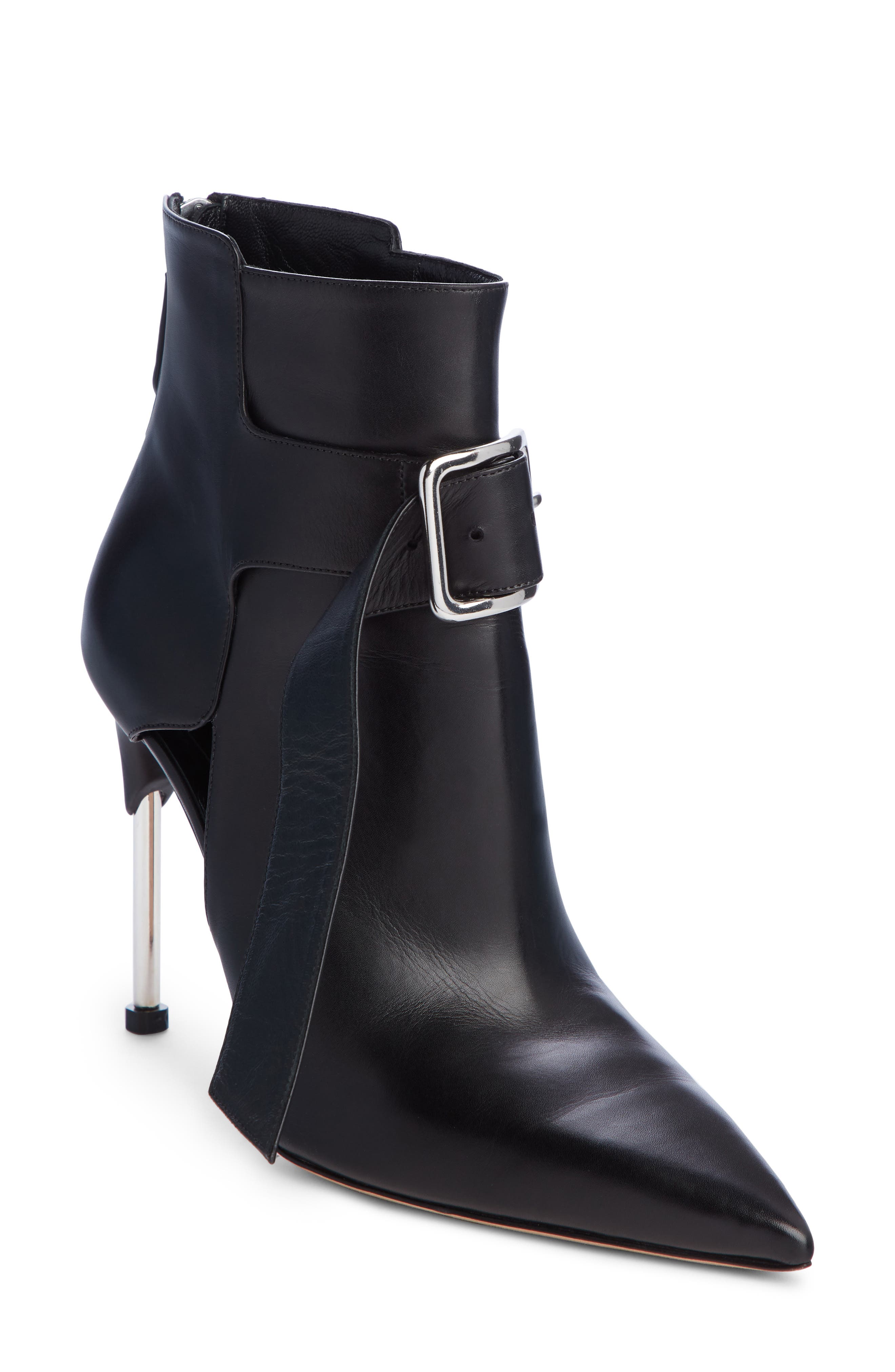 alexander mcqueen buckle boots