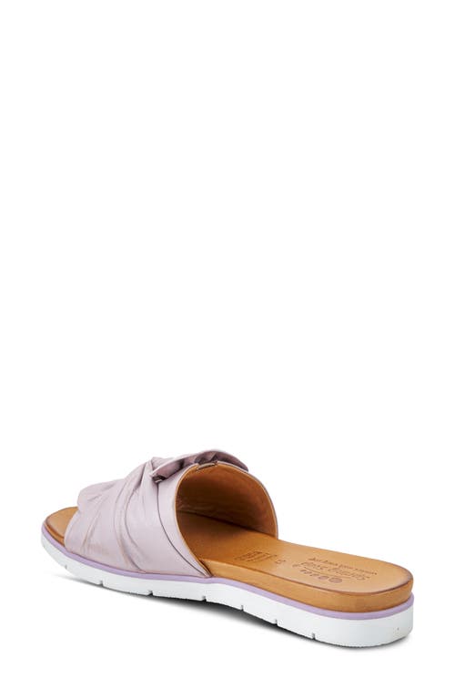 Shop Spring Step Lavona Slide Sandal In Lilac