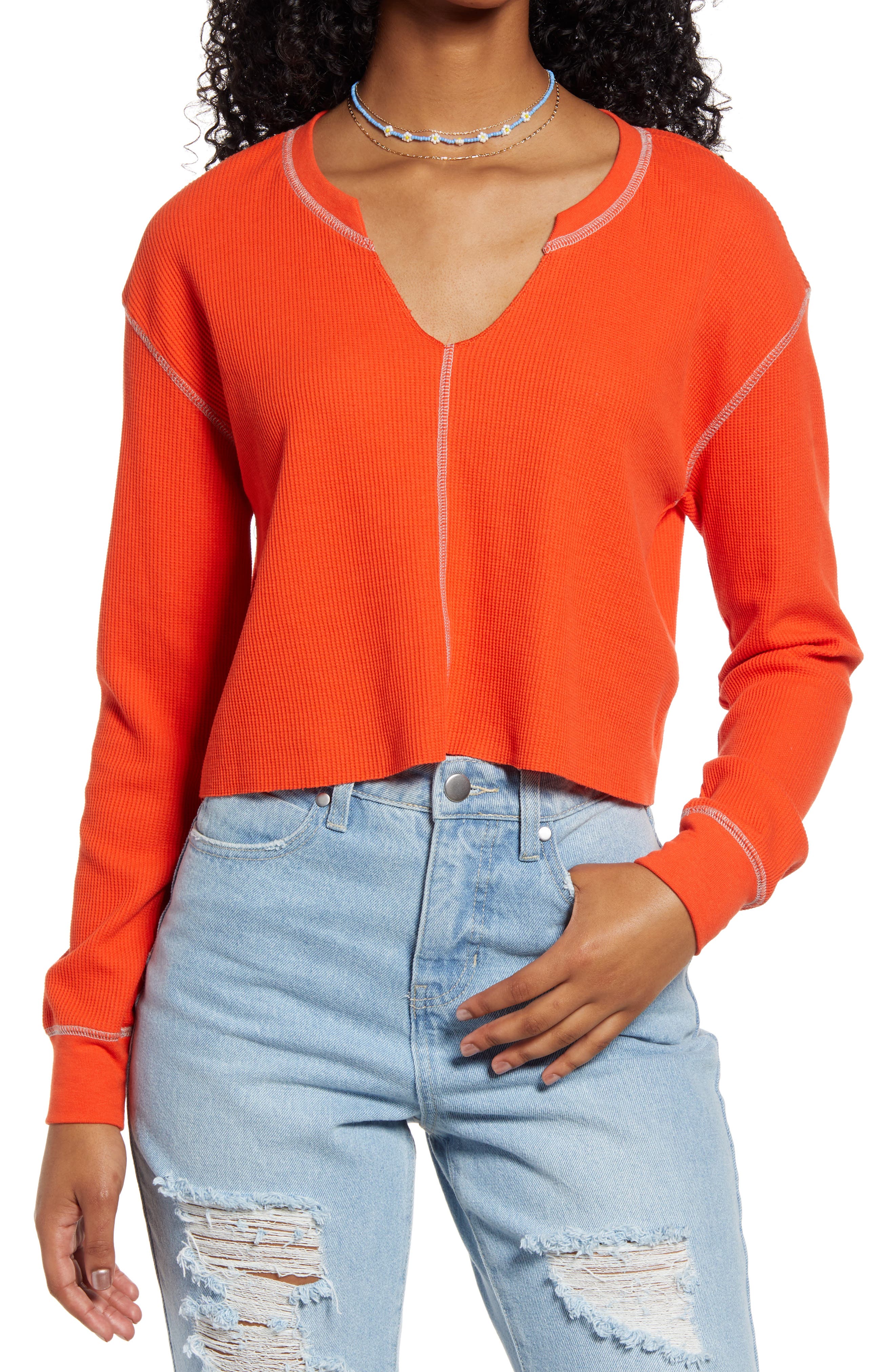 Women's Orange Tops | Nordstrom