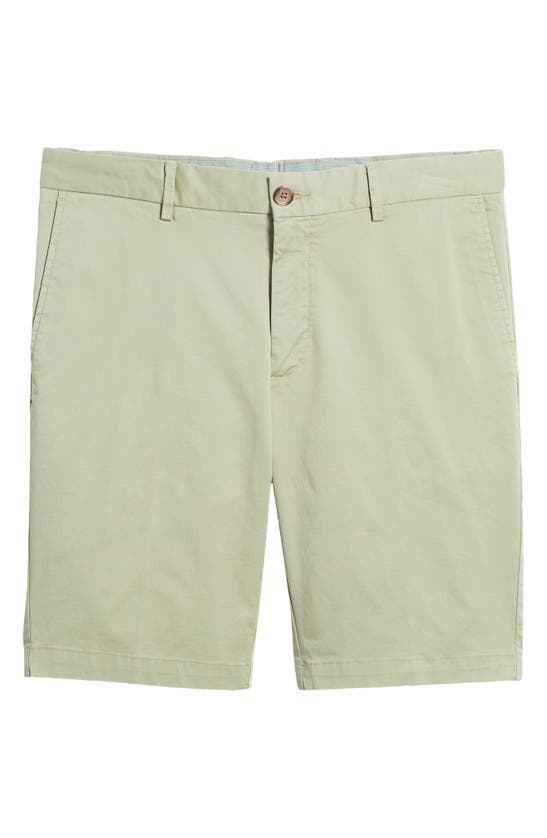 Shop Scott Barber Microsanded Cotton Stretch Twill Shorts In Sage