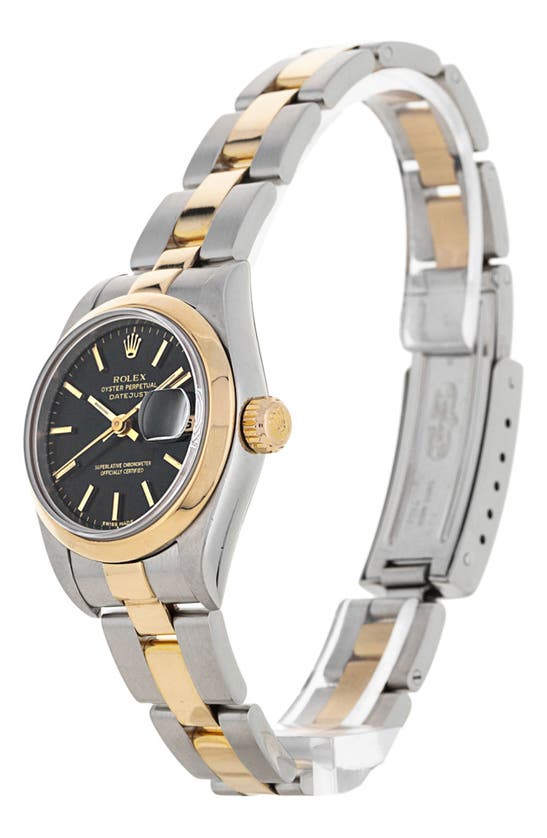 Shop Watchfinder & Co. Rolex  2005 Datejust Lady 79163 Bracelet Watch, 26mm In Black