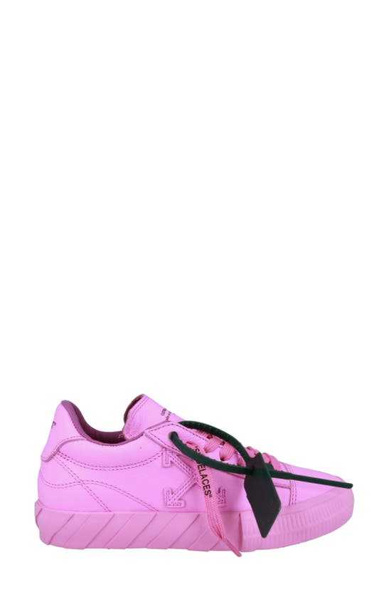 Shop Off-white Low Vulc Canvas Sneaker In Bright Pink