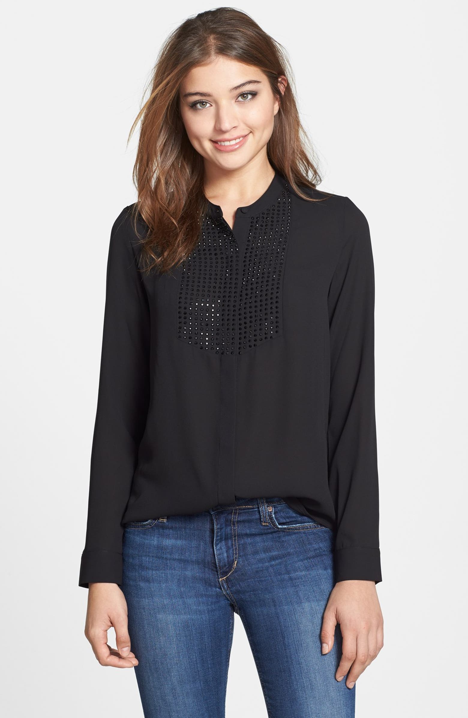 NYDJ Embellished Blouse | Nordstrom