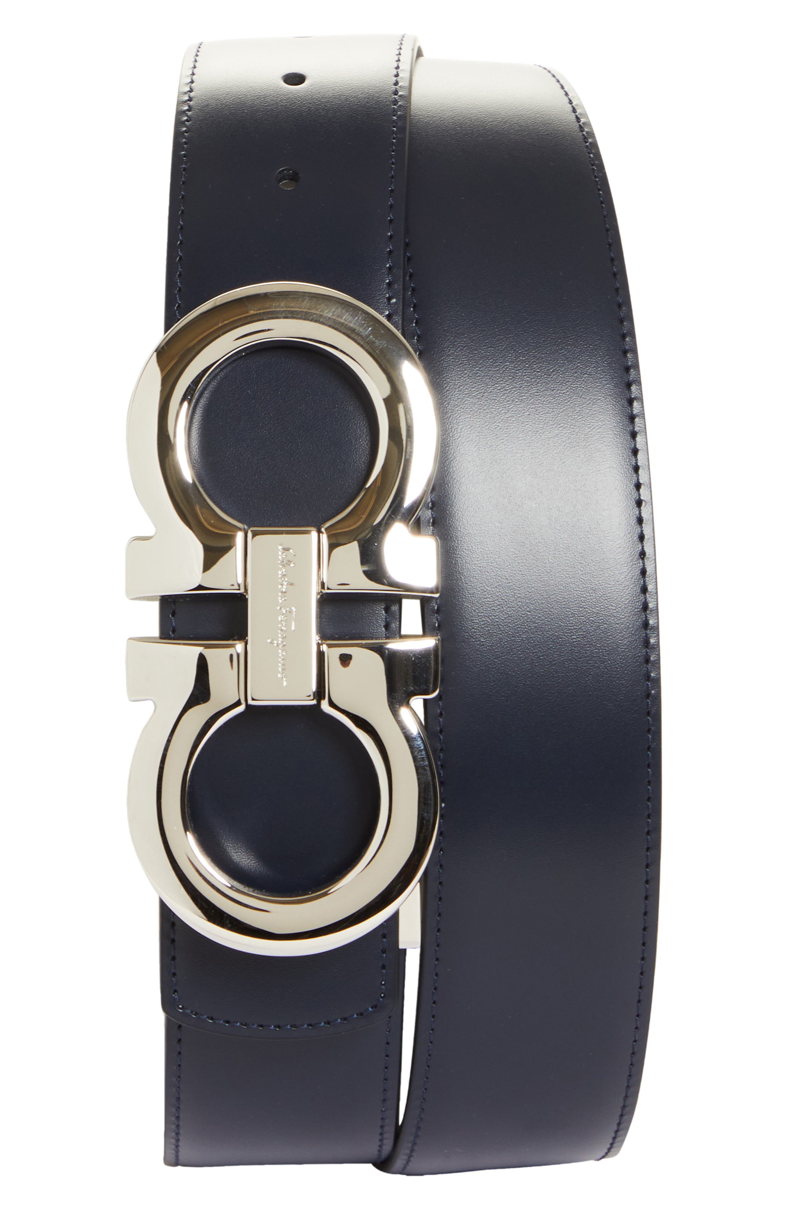 red ferragamo belt