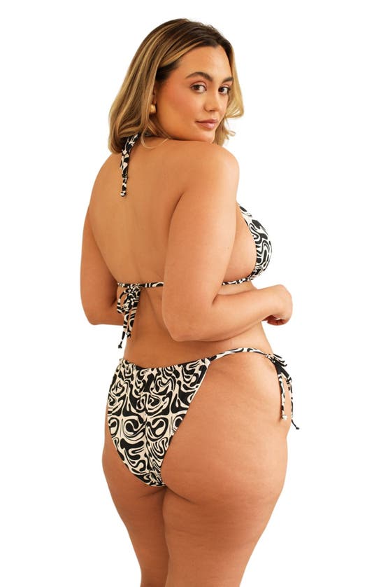 DIPPIN DAISYS DIPPIN DAISYS PALM TIE BACK TRIANGLE BIKINI TOP