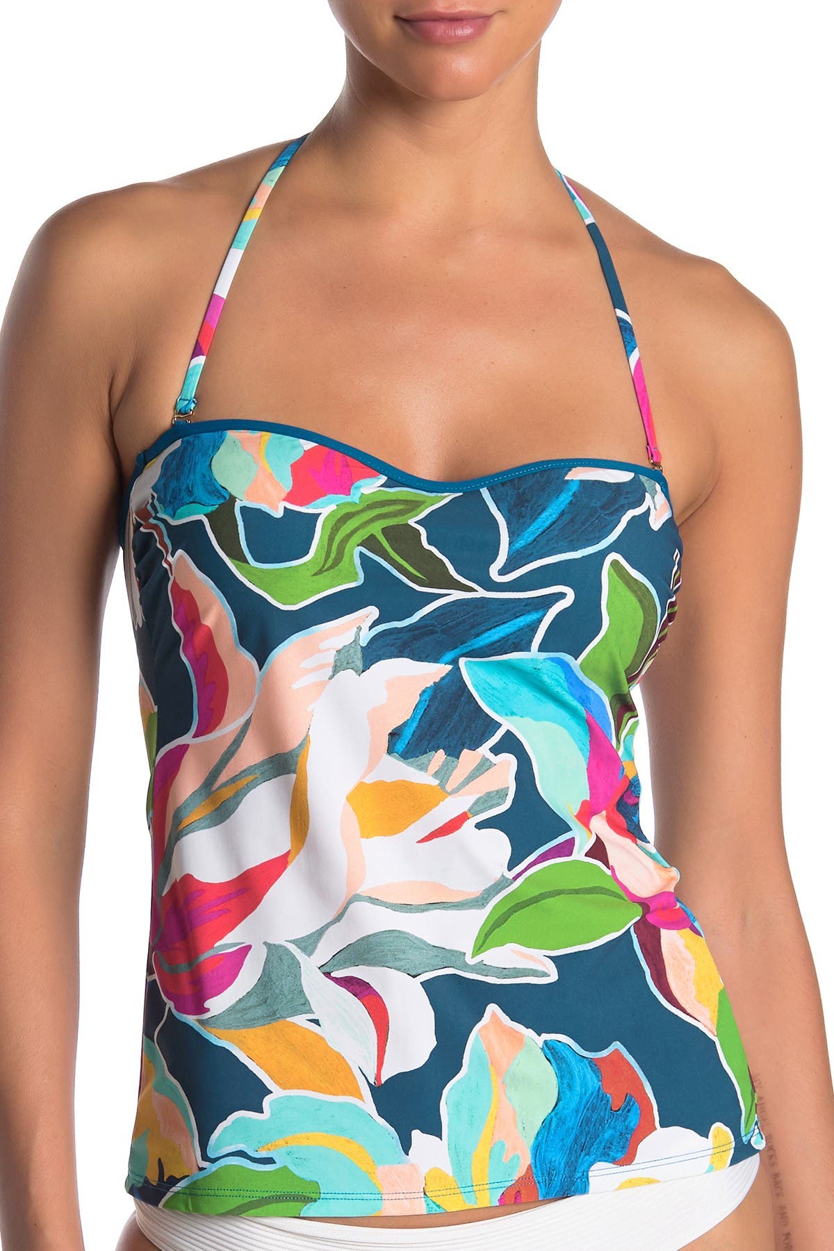 la blanca bandeau tankini